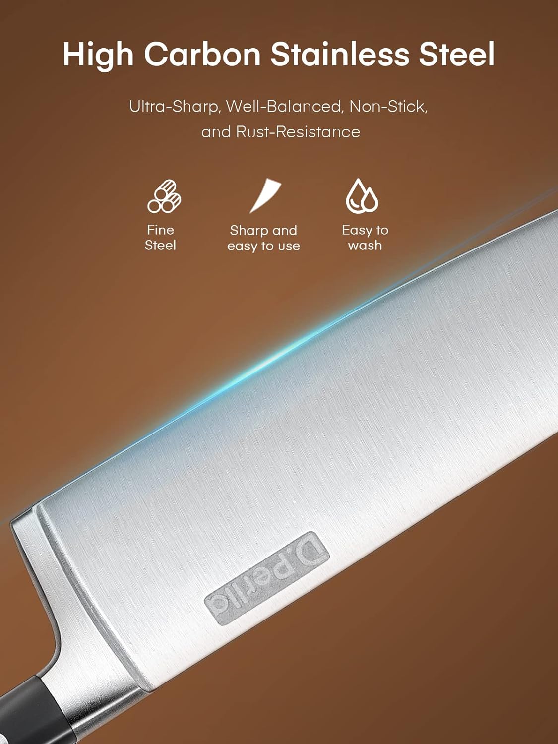Professional Knife Set 6-Piece with Block