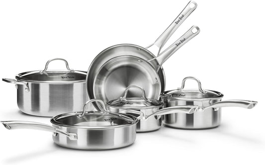 Stainless Steel Cookware Set 10-Piece
