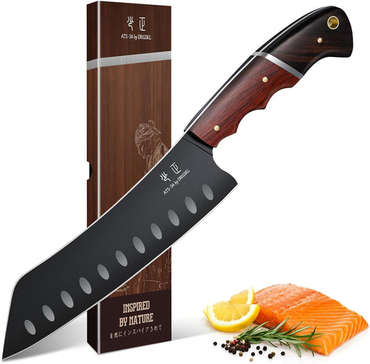 Japanese Santoku Knife 7-Inch