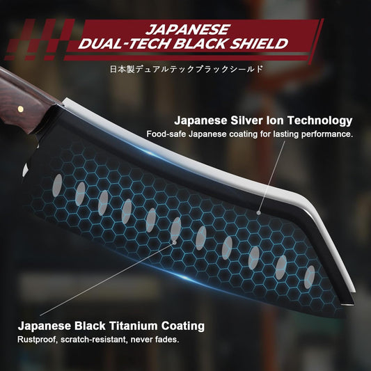 Japanese Santoku Knife 7-Inch