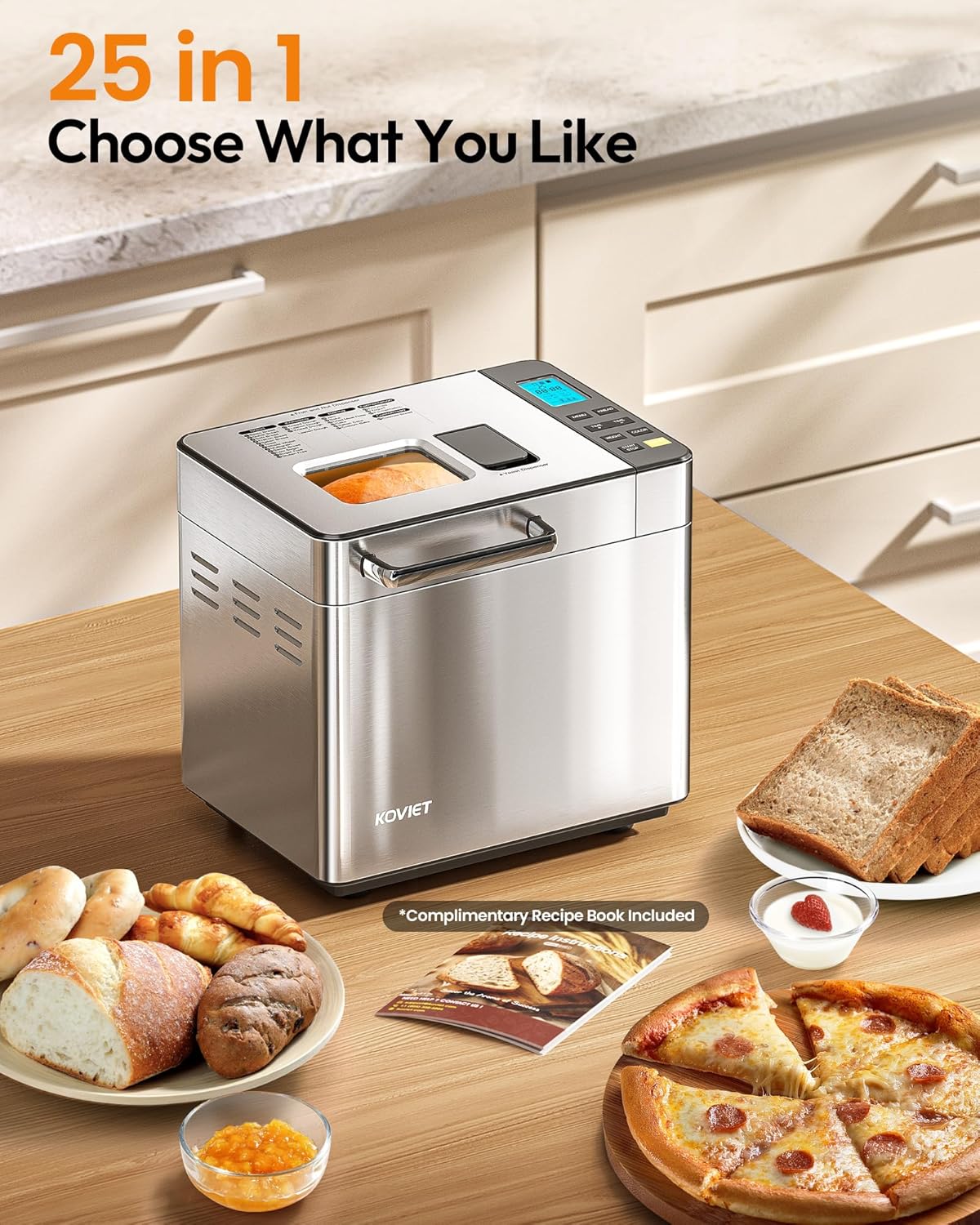 Automatic Bread Maker with 15 Programs